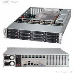 SUPERMICRO 2U chassis 12x 3,5" HS SAS, SATA (12G E