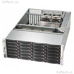 SUPERMICRO 4U chassis 24x 3,5" HS SAS, SATA (singe