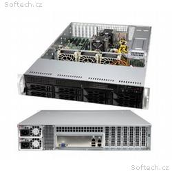SUPERMICRO 2U chassis 8x 3,5" HS SAS3, SATA, 2x650