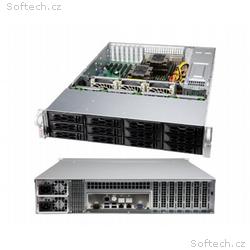 SUPERMICRO 2U chassis 12x 3,5" HS SAS3, SATA, NVMe