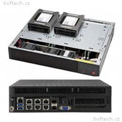 SUPERMICRO Micro 1U mini ITX chassis 2x 2,5" int. 