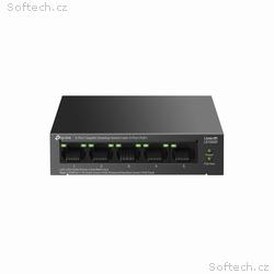 TP-Link LS105GP Switch 1x GLAN, 4x GLAN s PoE+, 65
