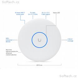 Ubiquiti U7-Pro-XGS, UniFi AP U7 Pro XGS, bílá