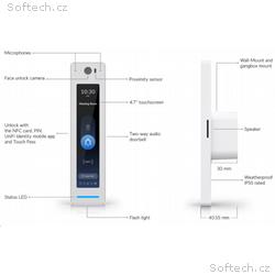 Ubiquiti UA-G3-Pro-W - UniFi Access G3 Reader Pro,