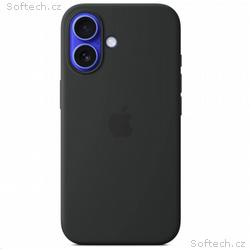 iPhone 16 Silicone Case with MS - Black