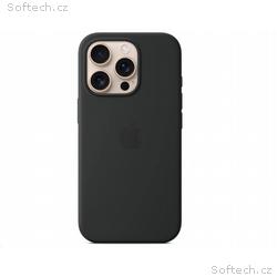 iPhone 16 Pro Silicone Case with MS - Black