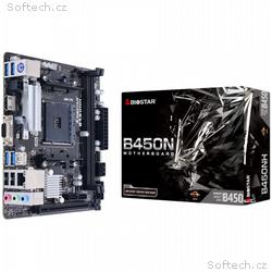 BIOSTAR Socket AM4, AMD B450, 2x DDR4, PCI-e 3.0 x