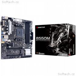 BIOSTAR B550MX, E Pro, AM4, B550 chipset, 4x DIMM 