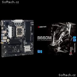 BIOSTAR MB B660 LGA1700 4xDDR4, HDMI DVI VGA 4xSAT