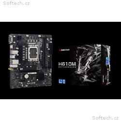 BIOSTAR, INTEL H610, Socket 1700, uATX, GbE LAN