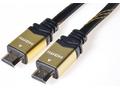 GOLD HDMI High Speed + Ethernet kabel, zlacené kon