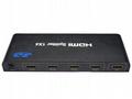 HDMI 1.4a splitter 1-4 portů kovový, 3D, FullHD