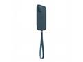 iPhone 12ProMax Leather Sleeve wth MagSafe B.Blue