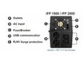 FSP UPS iFP 2000, 2000 VA, 1200W, LCD, line intera