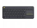 Logitech K400 plus, Bezdrátová USB, US layout, Čer