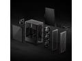 Adata XPG VALOR AIR, Midi Tower, Transpar., Černá