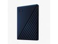 WD My Passport, 2TB, HDD, Externí, 2.5", Modrá, 3R