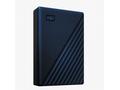 WD My Passport, 4TB, HDD, Externí, 2.5", Modrá, 3R