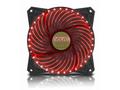 EVOLVEO 12L2RD ventilátor 120mm, 33 LED, červený, 