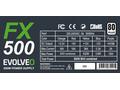 EVOLVEO FX 500, 500W, ATX, 80PLUS 230V EU, Bulk