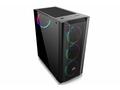 EVOLVEO Ptero Q1, case ATX, x RGB Rainbow Ring 120