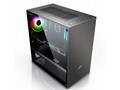 EVOLVEO M4, Micro ATX, Transpar., Černá