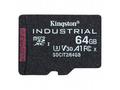Kingston Industrial, micro SDHC, 64GB, UHS-I U3, C