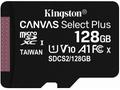 KINGSTON 128GB microSDHC CANVAS Plus Memory Card 1