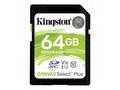 Kingston paměťová karta 64GB Canvas Select Plus SD