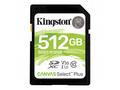 Kingston Canvas Select Plus U3, SDXC, 512GB, 100MB