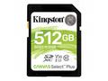 Kingston paměťová karta 512GB Canvas Select Plus S