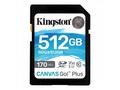 Kingston paměťová karta 512GB SDXC Canvas Go Plus 