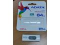 ADATA UV220, 64GB, USB 2.0, USB-A, Bílá