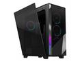 GIGABYTE AORUS C500, Midi Tower, Transpar., Černá