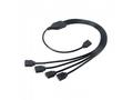 AKASA - RGB LED kabel-splitter- 50 cm