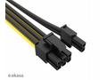 AKASA - 12V ATX 8-Pin na PCIe 6+2 pin adaptér