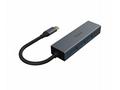 AKASA - USB Type-C 4-in-1 hub s Ethernetem