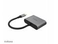 AKASA - adaptér Type-C na HDMI a VGA