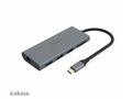 AKASA adaptér USB Type-C 9-in-1 Dock (PD Type-C, H