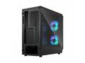 Fractal Design Focus 2 RGB Black TG Clear Tint