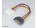 Adaptér SATA na 4pin Molex - 15 cm 2 ks