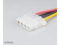 Adaptér SATA na 4pin Molex - 15 cm 2 ks