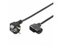 Síťový kabel 220V k PC, 2m 90°