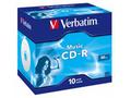 VERBATIM CD-R(10-pack)AudioLiveit!, Color, Jewel, 