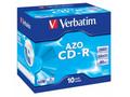 VERBATIM CD-R AZO 700MB, 52x, jewel case 10 ks