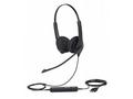 Jabra BIZ 1500, Stereo, USB, Drát, Černá