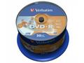 VERBATIM DVD-R 4,7GB, 16x, Injekt printable Non ID