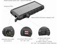 Solární powerbanka VIKING W24W 24000mAh, QC3.0, be
