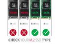 AXAGON RSS-M2SD, SATA - M.2 SATA SSD, interní 2.5"