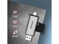AXAGON CRE-SAC, USB3.2 Gen 1 Type-C + Type-A exter